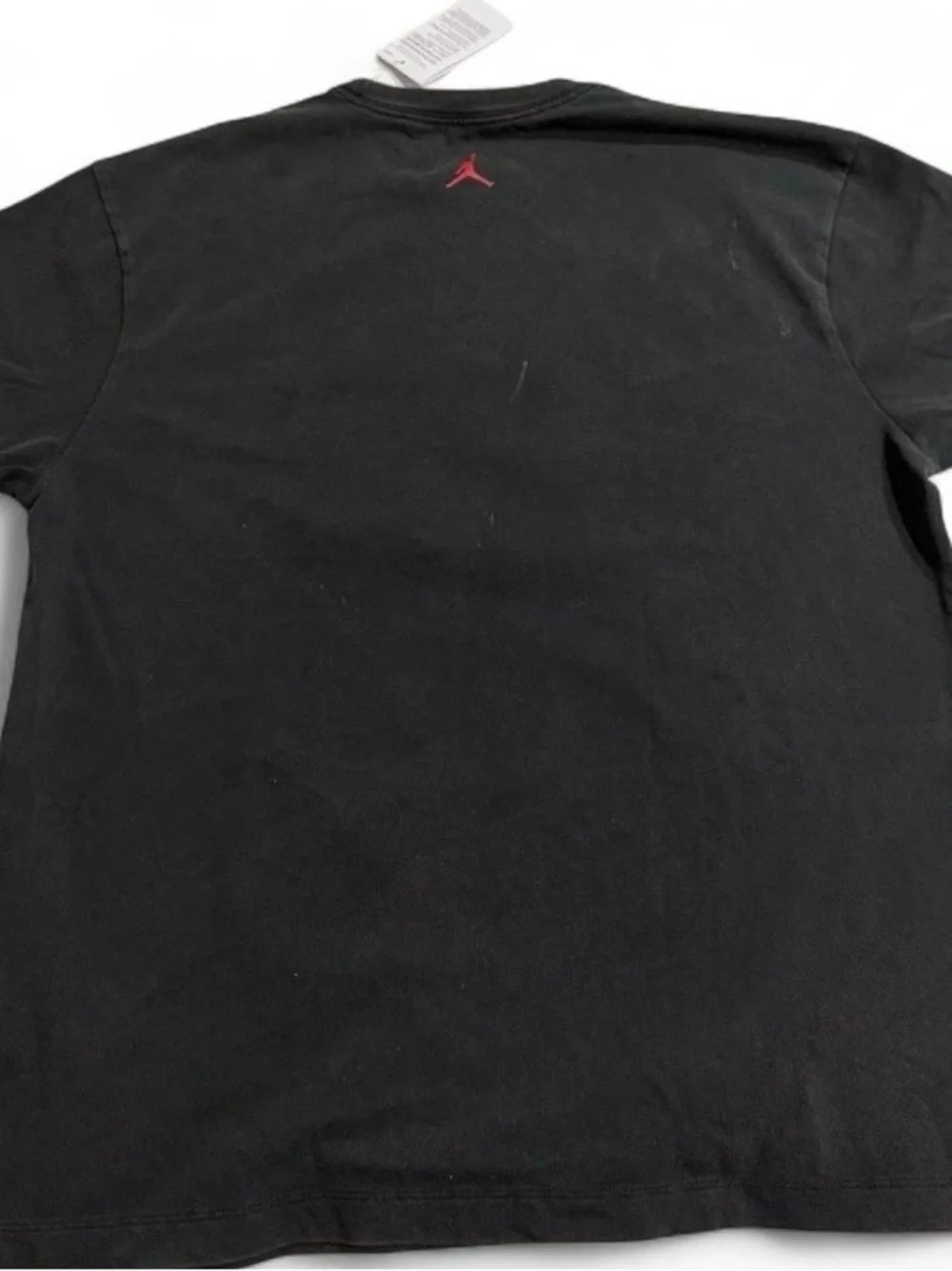 Michael Jordan Black Graphic Tee with Red Detail